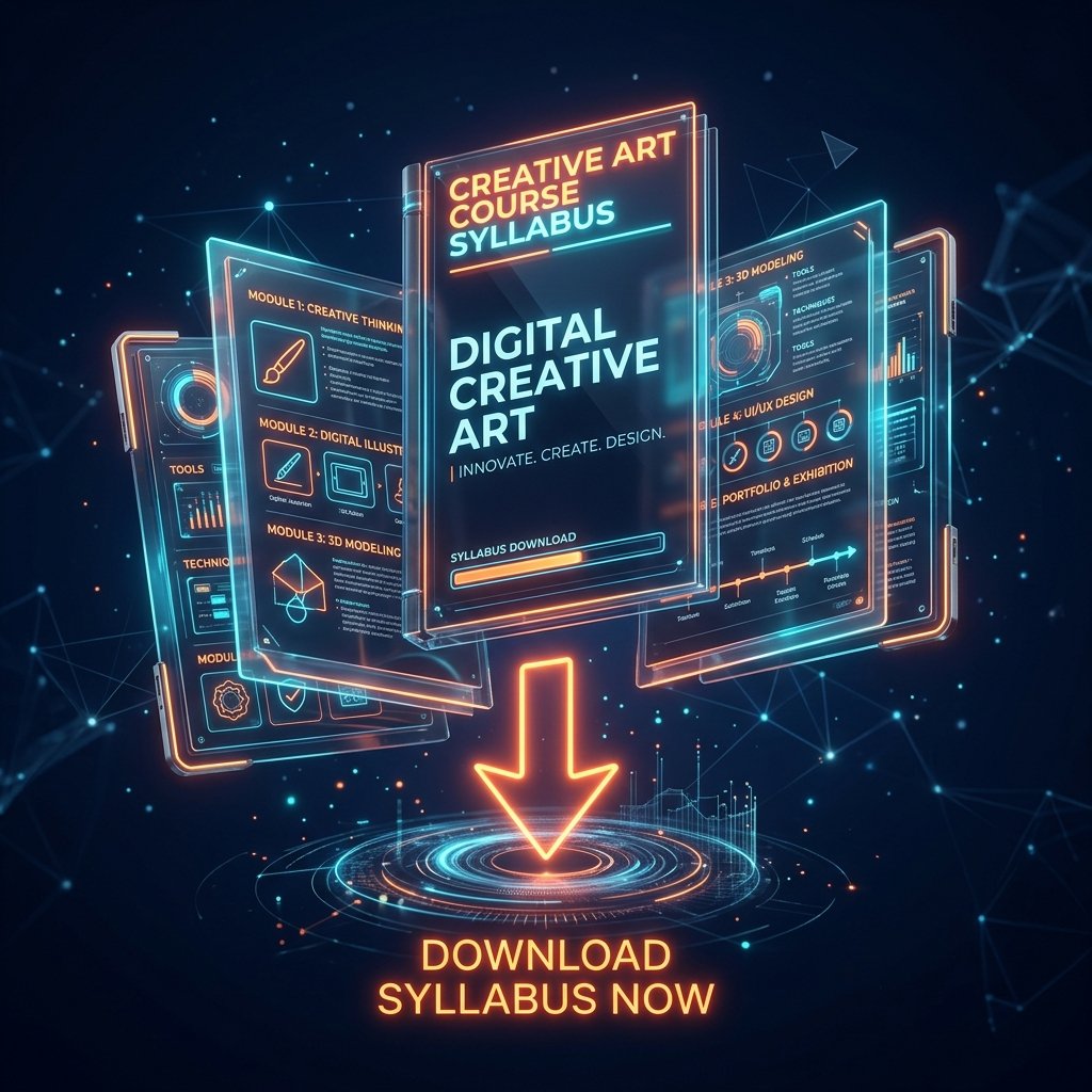 Syllabus Brochure Download Illustration