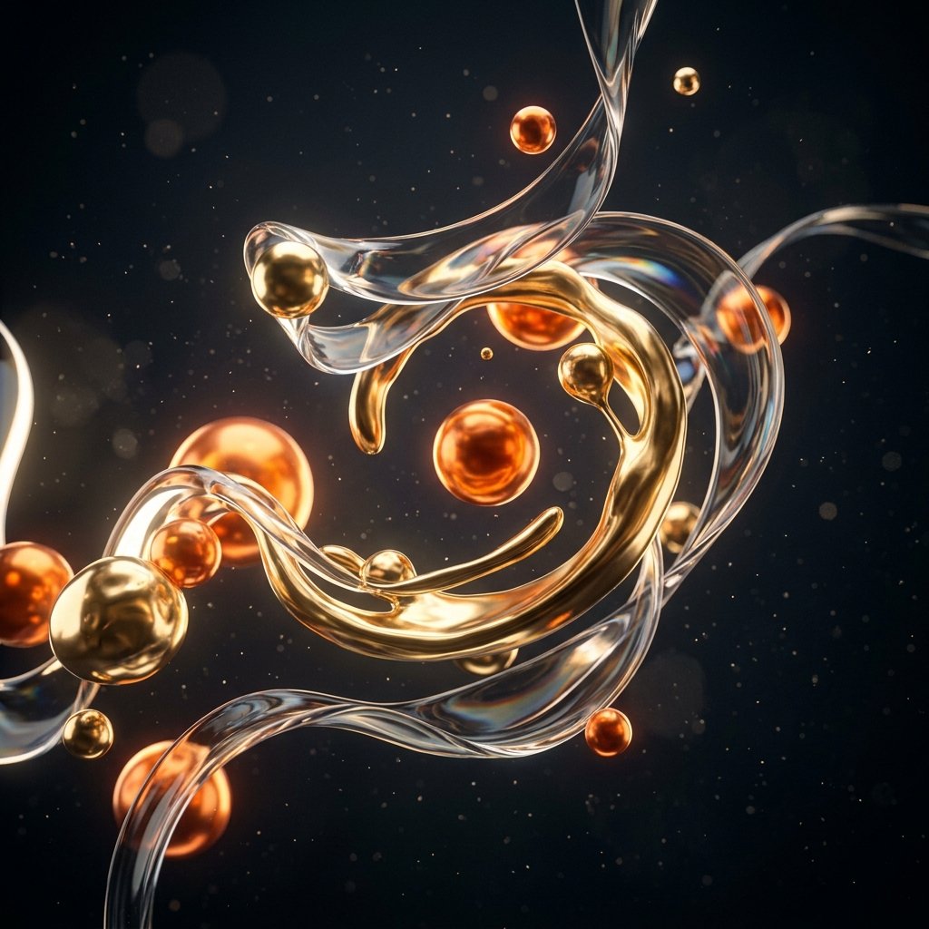 Abstract motion ribbons